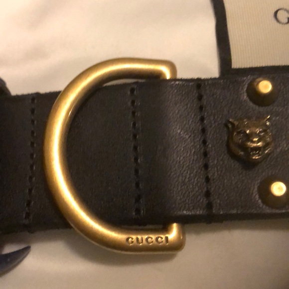 Authentic Gucci Leather Choker and Cuff Set - Picture 2 of 11